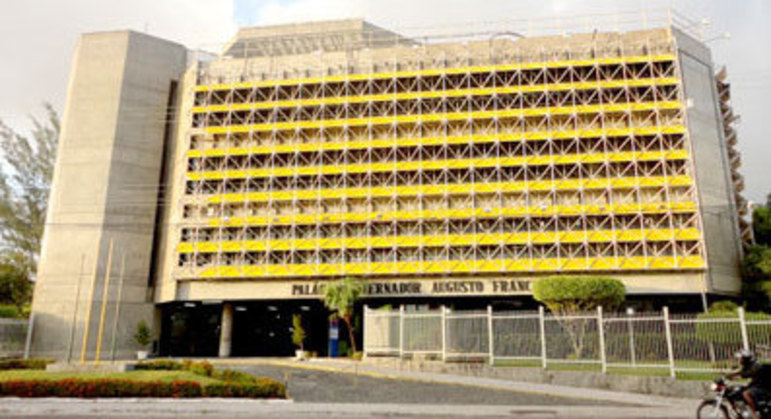 Palácio Governador Augusto Franco, em Aracaju, é a sede do Governo de Sergipe