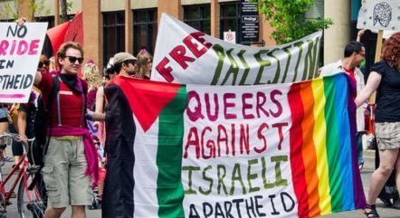 LGBTS protestam à favor da Palestina, na guerra de Israel