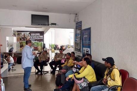 Durante ação na Bingool Motos em Porto Velho