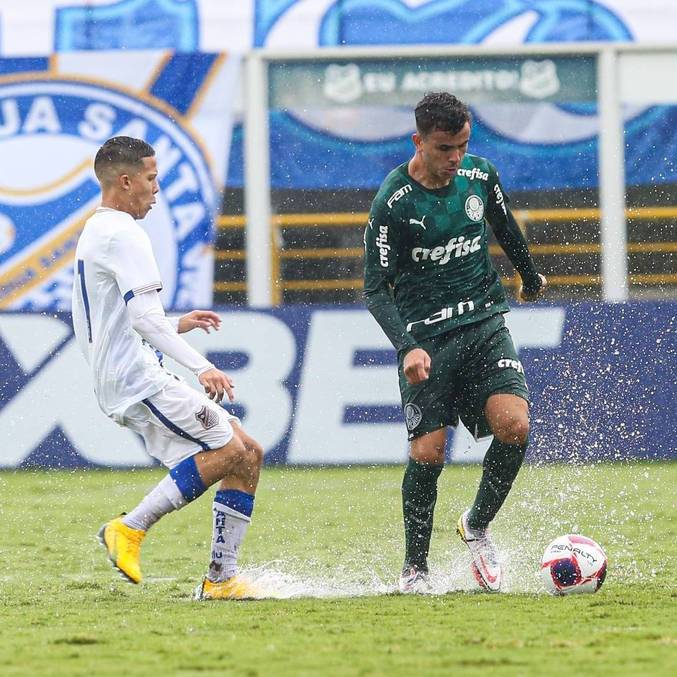 Palmeiras ficou no 1 a 1 em jogo marcado pela chuva e campo castigado