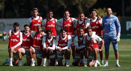 Palmeiras encerrou o treino para enfrentar o Fortaleza