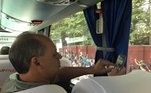 Presença ilustre na delegação palmeirense, o ex-jogador e ídolo do Alviverde, Evair, também vai para Montevidéu