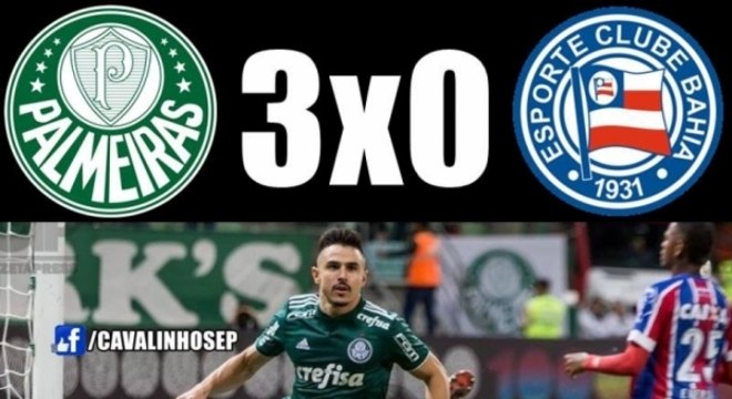 Palmeiras 3 x 0 Bahia