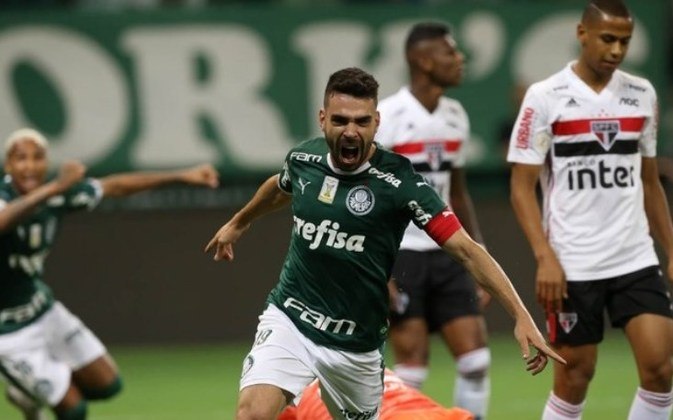 Palmeiras 3 x 0 São Paulo (Campeonato Brasileiro) – 30/10/2019 - Gols: Bruno Henrique 11'/1ºT (1-0), Felipe Melo 41'/1ºT (2-0) e Gustavo Scarpa 11'/2ºT (3-0)