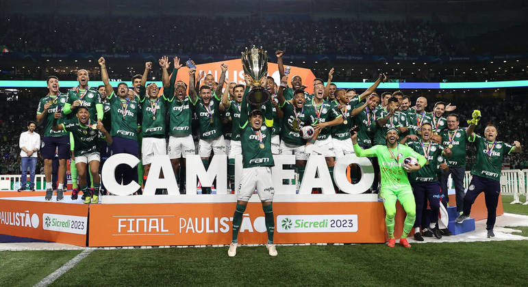 Palmeiras comemora o título do Campeonato Paulista de 2023