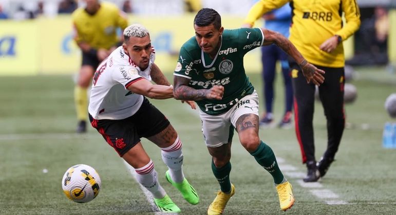 Último jogo em que Palmeiras e Flamengo se enfrentaram foi em agosto de 2022 pelo Brasileiro