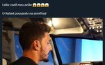 E para fechar: o hobby do goleiro tricolor, Rafael, também serviu para provocar a polêmica compra da aeronave por Leila!