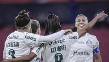 Palmeiras goleia pela Libertadores feminina e se garante nas quartas