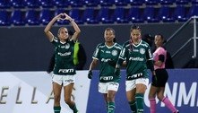 Com chuva e paralisação, Palmeiras vence na estreia da Libertadores feminina