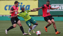 Palmeiras empata primeiro jogo-treino com gols de Rony e Wesley
