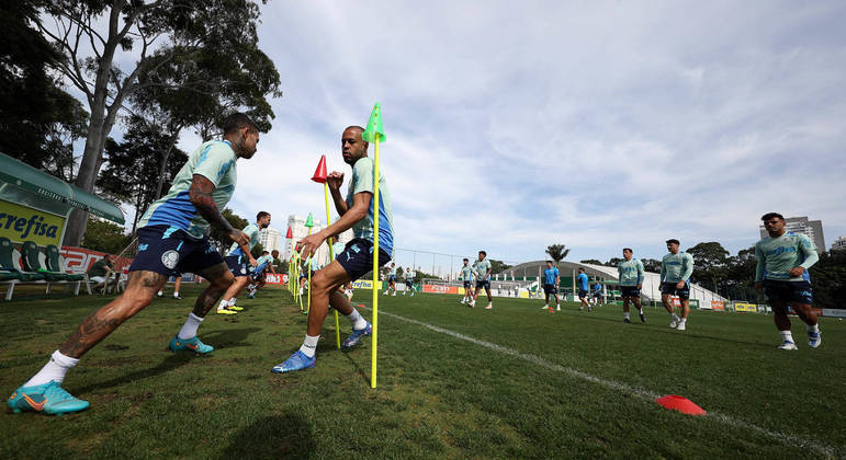 Palmeiras realiza o último treino antes de enfrentar o Cuiabá pelo Campeonato Brasileiro