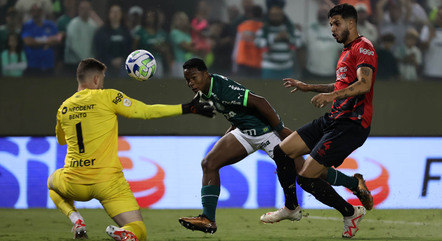 Endrick marcou o gol do Palmeiras
