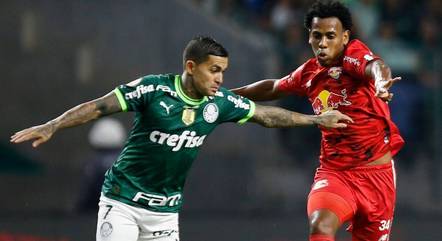 Bragantino e Palmeiras entraram em campo pelo Brasileirão