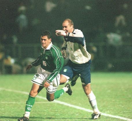 Palmeiras x Cruzeiro - 1998 - Copa Mercosul - Campeão: Palmeiras - Placar das finais: 1 a 2 na ida / 3 a 1 na volta (resultado do terceiro jogo: 1 a 0)