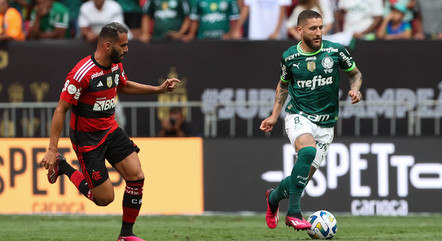 Palmeiras e Flamengo em jogo pela Supercopa