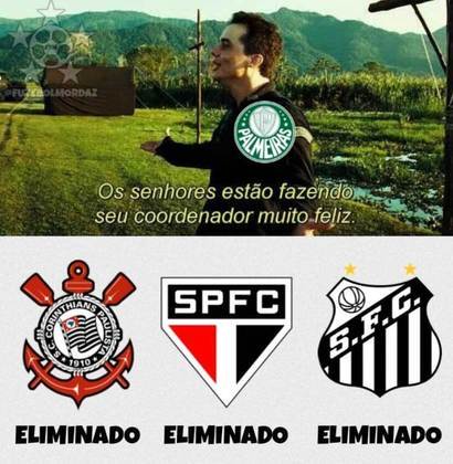 Palmeirenses zoam Corinthians, Santos e São Paulo após eliminações precoces dos rivais no Campeonato Paulista
