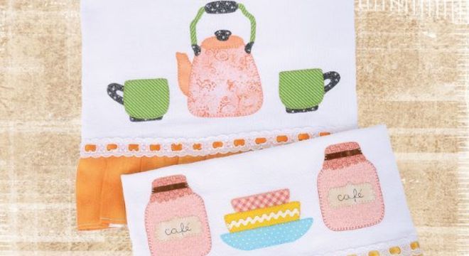 pano de prato bordado