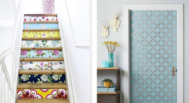 papel-de-parede-divertido-escada-porta