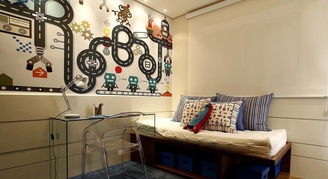 papel de parede para quarto infantil masculino