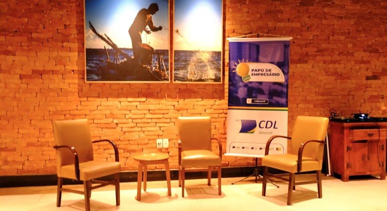Espaço onde será realizado o "Papo de Empresário", promovido pela CDL
