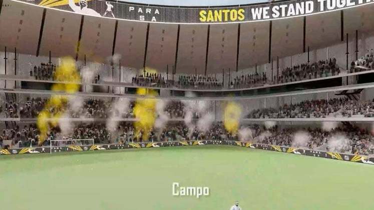 Para manter o aspecto de 'alçapão', o estádio foi planejado com as medidas mínimas dentro dos parâmetros básicos de segurança. 