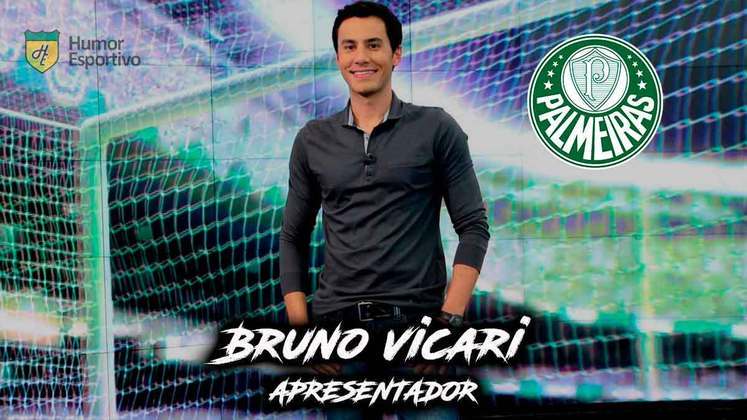 Para qual time torce? Bruno Vicari é torcedor do Palmeiras.