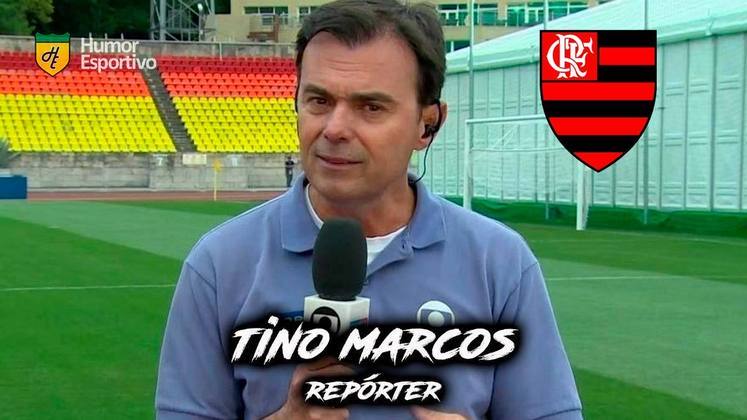Para qual time torce? Tino Marcos é torcedor do Flamengo.