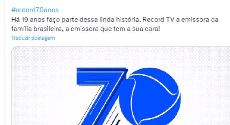 Sérgio Gattas, diretor de apoio a programação de rede da Record TV, faz parte da emissora há 19 anos e reafirma sua gratidão por isso