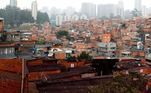 Comunidade de Paraisópolis, na zona sul de São Paulo 