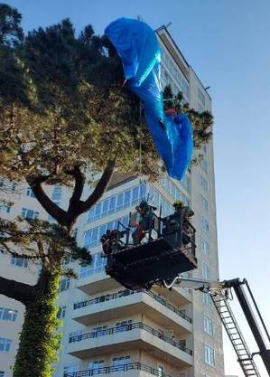Prédio tinha mais de 45 metros de altura