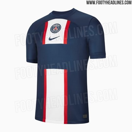Paris Saint-Germain: camisa 1 (vazada na internet) / fornecedora: Nike