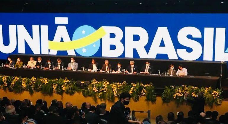 Convenção que selou a criação do partido União Brasil