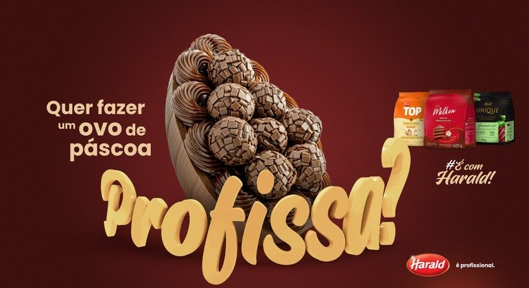 Receitas e Ovos de Páscoa feitos com chocolate Harald são uma excelente maneira de fazer renda extra