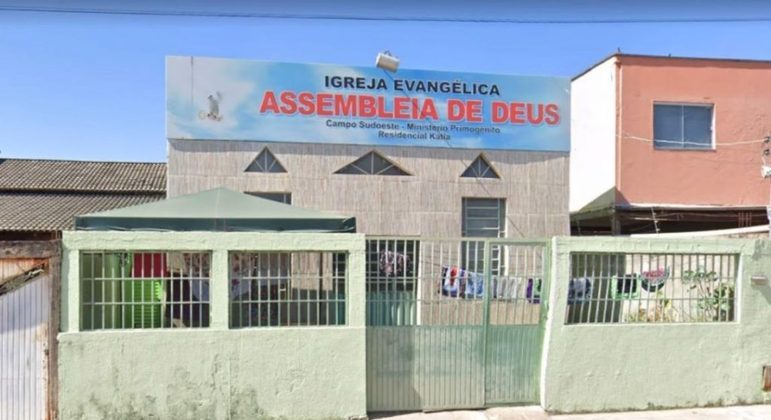 O crime ocorreu na porta da igreja Assembleia de Deus 