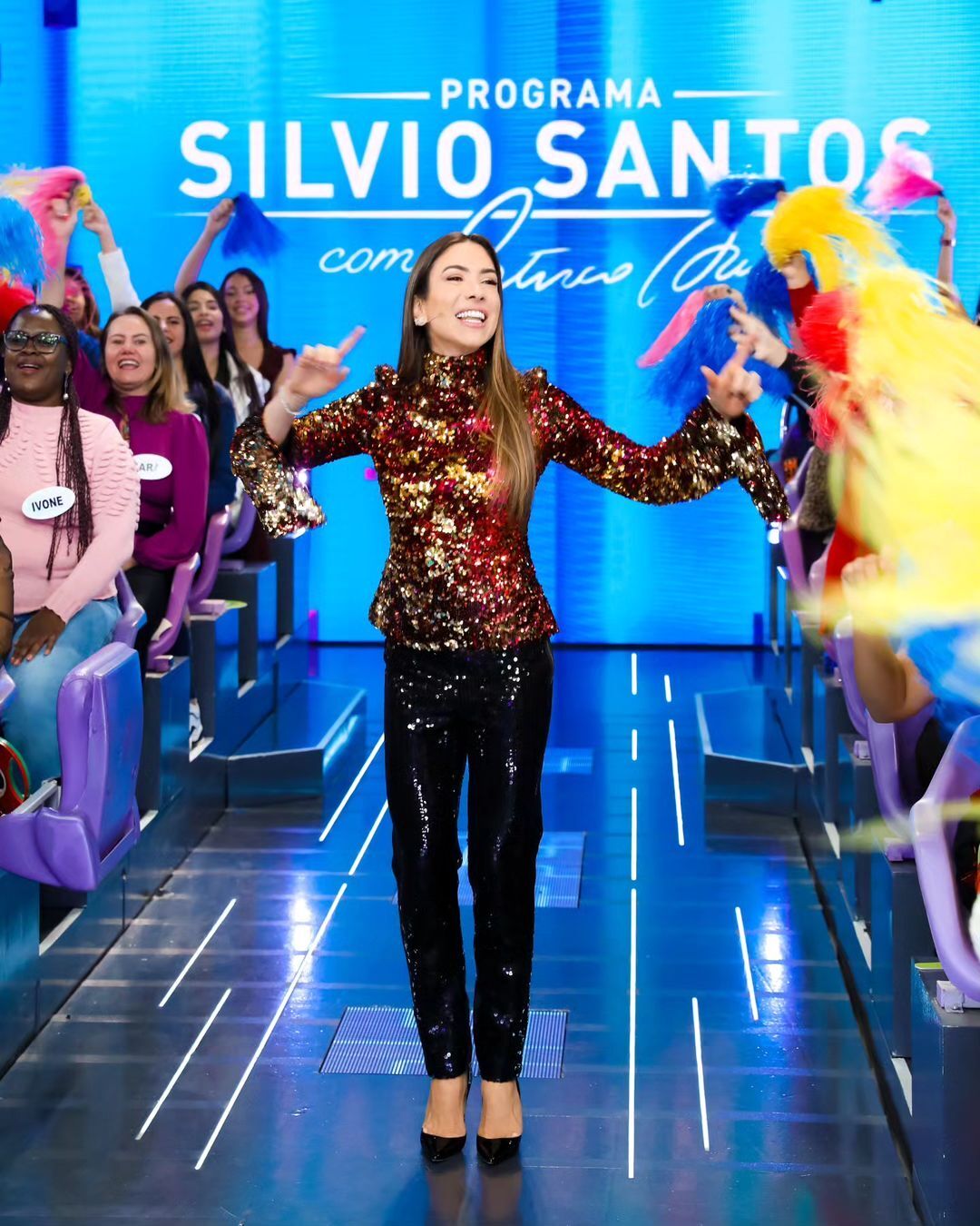 Nina volta ao “Programa Silvio Santos”, agora como convidada do