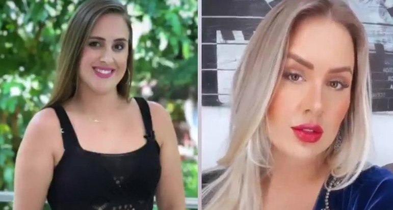 Patrícia LeitteA influenciadora, de 36 anos, também fez procedimentos neste ano e chocou seguidores ao revelar que já havia gastado cerca de R$ 150 mil em procedimentos estéticos. 'Tudo isso não foi agora. Eu venho de um processo de mudança de um tempo para cá', explicou ela. Patrícia contou também que faz aplicação de Botox a cada quatro meses. Na imagem acima, você vê uma imagem mais antiga de Patrícia e outra tirada atualmente