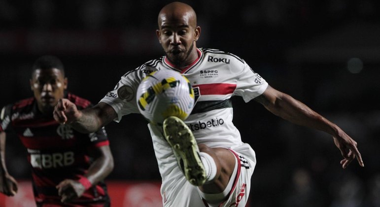 Patrick em partida contra o Flamengo