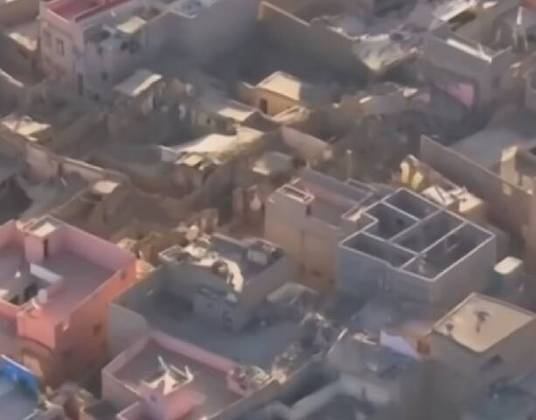 Patrimônio Mundial da Unesco, a cidade velha de Marraquexe foi atingida e sofreu danos.