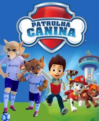 Patrulha Canina, Lulu da Pomerânia e Batoré: novas mascotes do Cruzeiro viram meme nas redes sociais