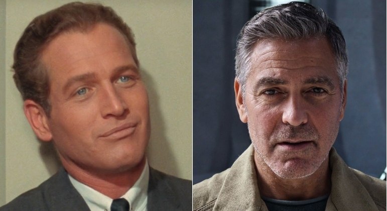 Paul Newman e George Clooney: os homens mais bonitos do mundo na visão de Brad Pitt