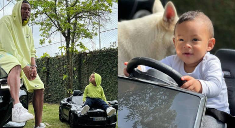 Paulo André deu um carrinho elétrico de R$ 3 mil ao filho