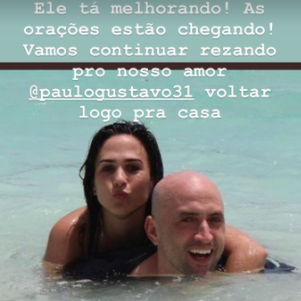 Tatá falou sobre estado de saúde de Paulo Gustavo