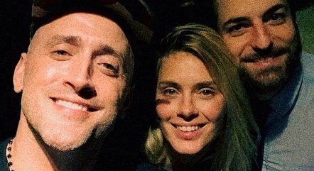 Paulo Gustavo, Carolina Dieckmann e Thales Bretas