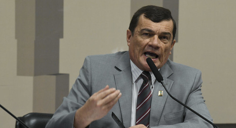 Ministro da Defesa, general Paulo Sérgio, em audiência no Senado sobre urnas eletrônicas