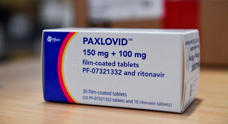 Tratamento com Paxlovid é feito por cinco dias