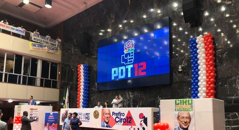 Convenção do PDT na Assembleia Legislativa de Minas Gerais