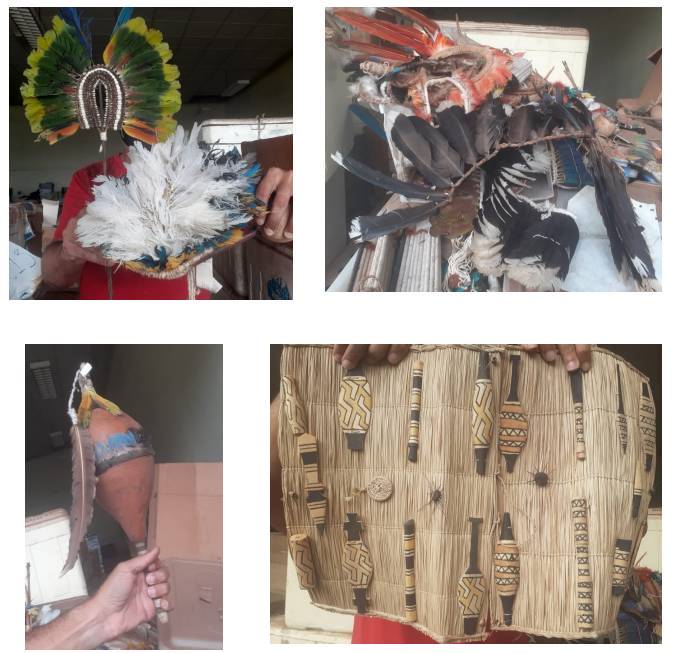 Artefatos foram recepcionados simbolicamente por indígenas Guajajara que vivem no DF