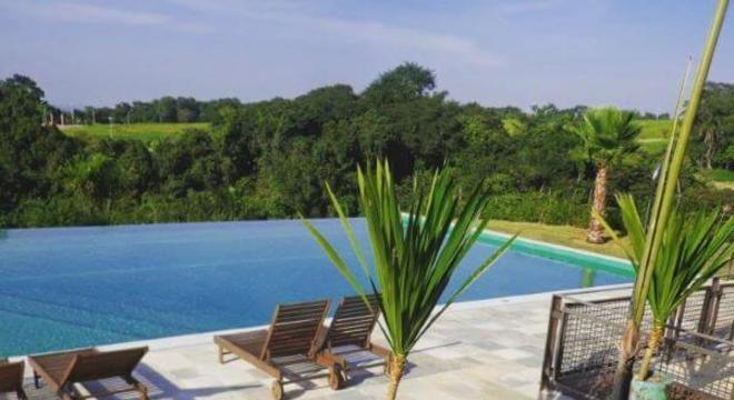 Pedra mineira serrada para piscina