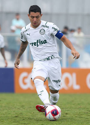 Pedro Bicalho, do Palmeiras, em jogo contra Mauá na Copinha