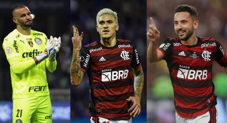 Pedro, Everton Ribeiro e Weverton são os únicos convocados que jogam no Brasil